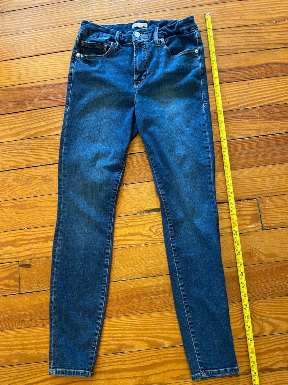 Good American Good Legs Blue Skinny Jeans Size 8 / 29